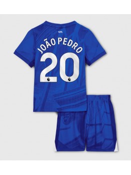 Chelsea Joao Pedro #20 Dječji Domaci Dres kompleti 2025-26 Kratak Rukavima (+ kratke hlače)